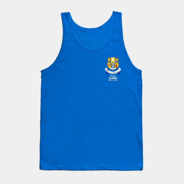 County Clare Ireland Crest Tank Top by Ireland